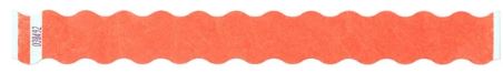 Wave Orange Wristband