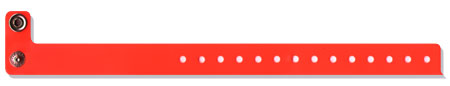 Vinyl Wristbands with Metal Snap