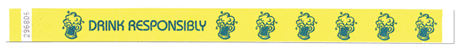 Drink Responsibly Wristbands