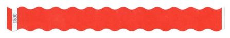 Wavy Red Wristband