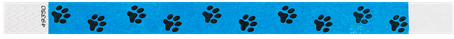 Paw Print Wristbands