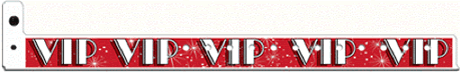 VIP Plastic Wristbands